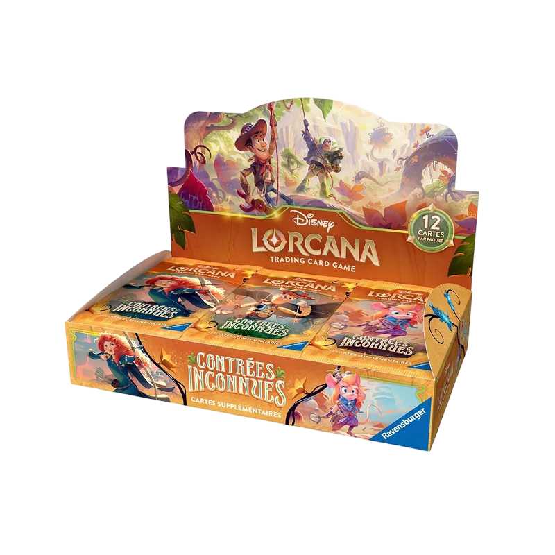 CASE DE DISPLAYS LORCANA - CHAPITRE 12 - CONTREES INCONNUES (FR)