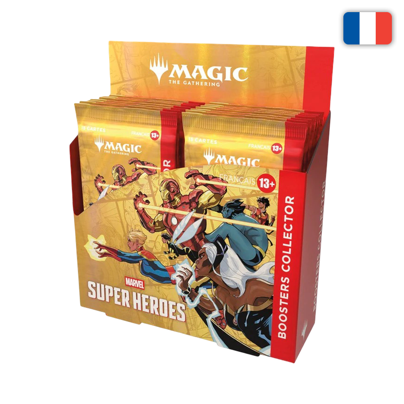 DISPLAY MARVEL SUPER HEROES COLLECTOR — MAGIC THE GATHERING (FR)