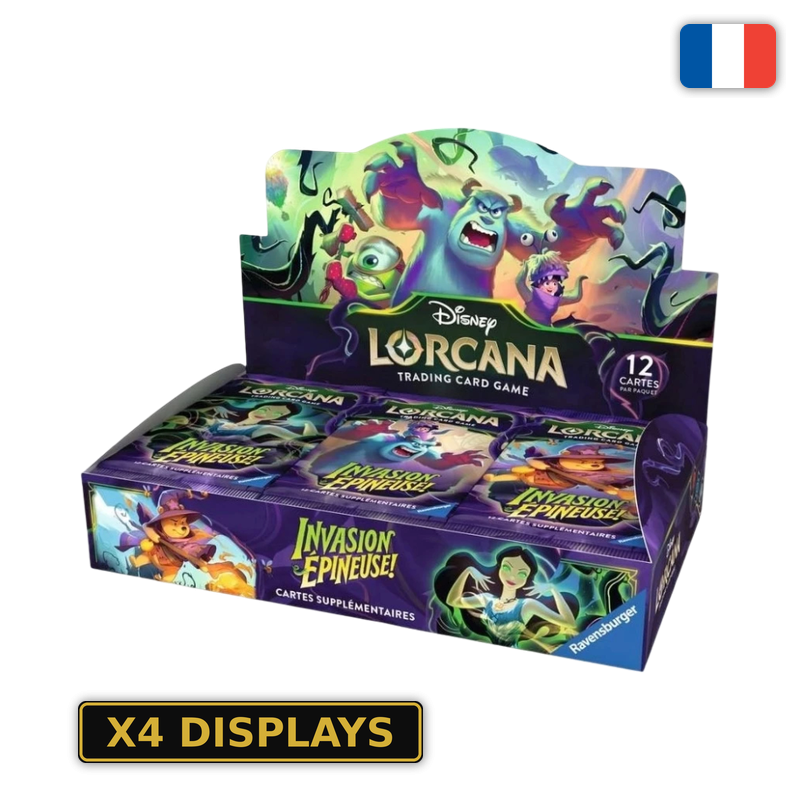 CASE DE DISPLAYS LORCANA - CHAPITRE 13 - INVASION EPINEUSE (FR)