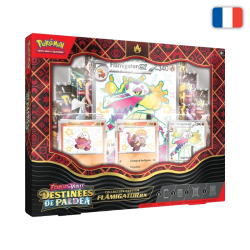 COFFRET COLLECTION PREMIUM FLÂMIGATOR-EX — DESTINÉES DE PALDEA EV4.5 — POKÉMON (FR)