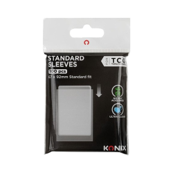 100 SLEEVES STANDARDS — 67X92MM — KONIX