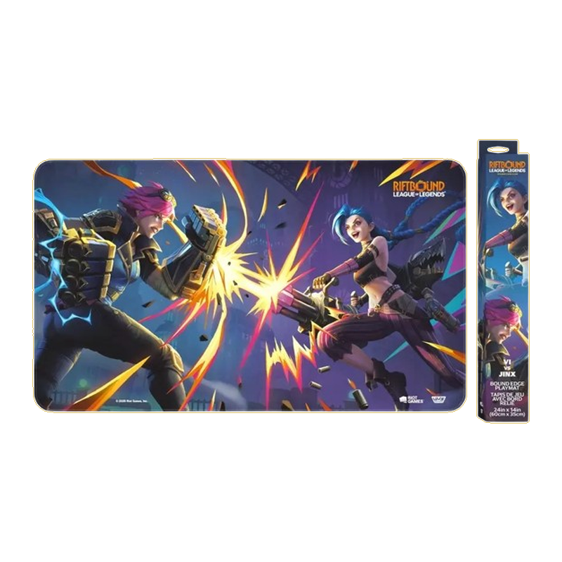 PLAYMAT VI ET JINX - RIFTBOUND - SET 4 VENDETTA
