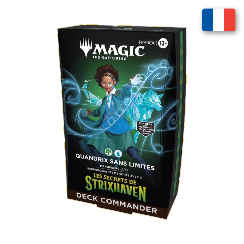 DECK COMMANDER QUANDRIX SANS LIMITES — LES SECRETS DE STRIXHAVEN — MAGIC THE GATHERING (FR)