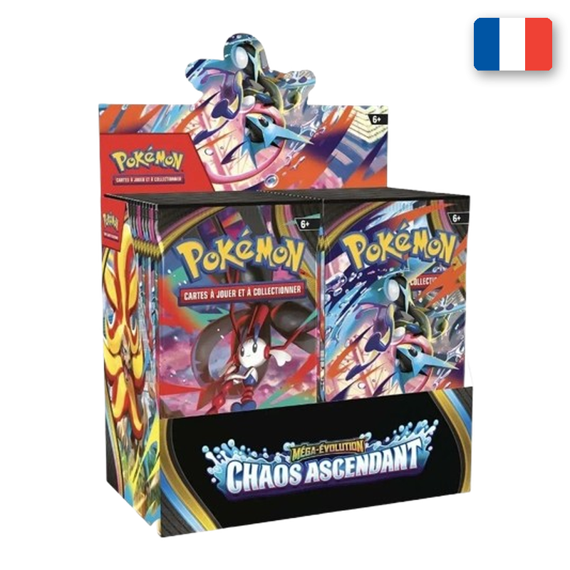 Display Méga-Évolution Chaos Ascendant ME04 Pokémon en français