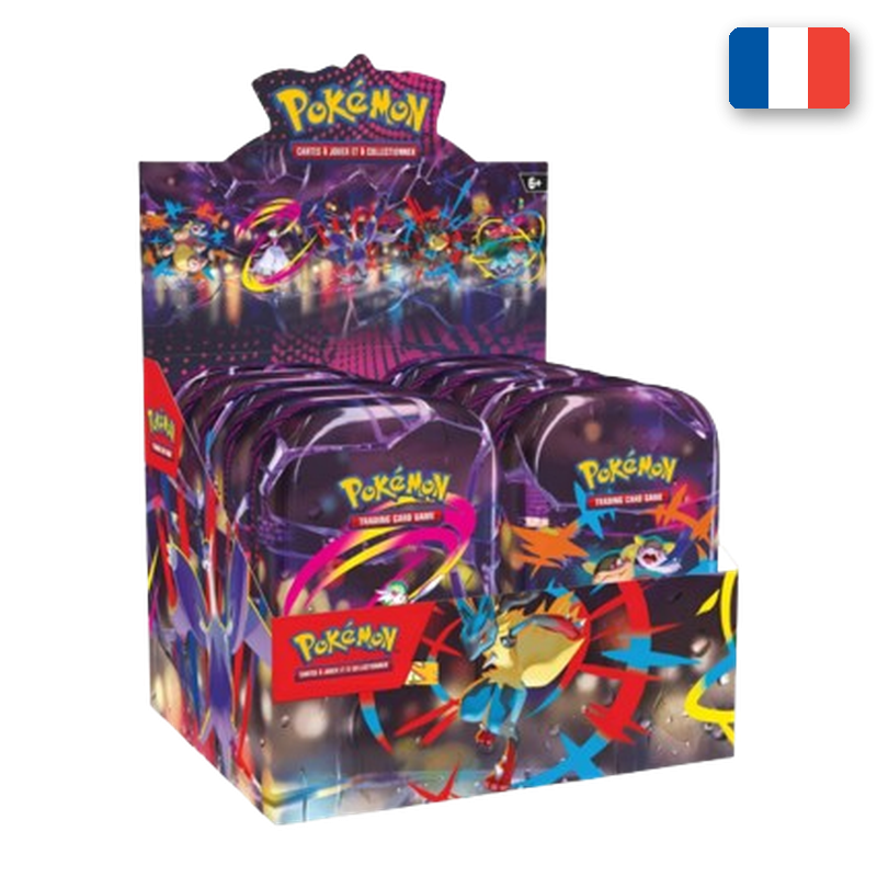 Display de 10 mini tins ME01 Méga-Évolution Pokémon en français