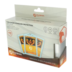 50 TOPLOADERS STANDARDS 35PT POUR CARTES — PHOENIX SHIELD