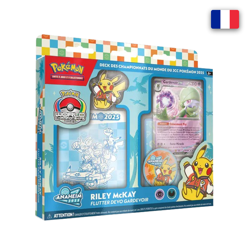 DECK DES CHAMPIONNATS DU MONDE 2025 RILEY MCKAY « FLUTTER DEVO GARDEVOIR » — POKÉMON (FR)