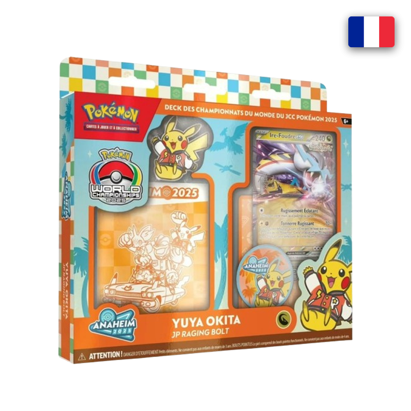 DECK DES CHAMPIONNATS DU MONDE 2025 YUYA OKITA « JP RAGING BOLT » — POKÉMON (FR)