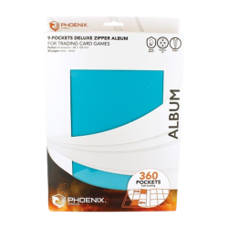 CLASSEUR ZIP DELUXE 9 POCHES 360 CARTES — PHOENIX SHIELD