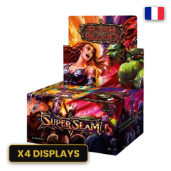 CASE 4 DISPLAYS SUPER SLAM 24 BOOSTERS — FLESH AND BLOOD (FR)