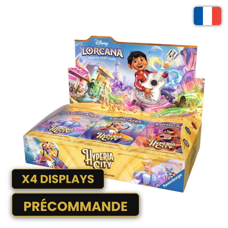 Case 4 displays Lorcana Chapitre 14 (FR) | Skaltafelh