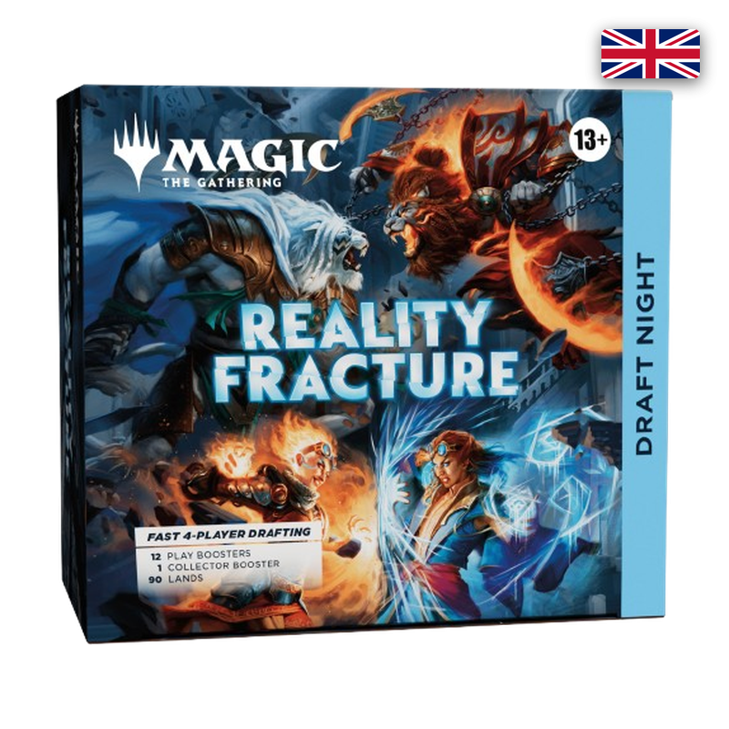 DRAFT NIGHT REALITY FRACTURE — 12 PLAY BOOSTERS + 1 COLLECTOR BOOSTER (EN)