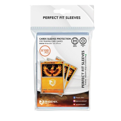 100 PERFECT FIT SLEEVES POUR CARTES STANDARDS — PHOENIX SHIELD