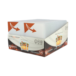 200 TOPLOADERS DELUXE 35 PT 3" X 4" AVEC FILM PROTECTEUR POUR CARTES — PHOENIX SHIELD