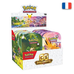 Display de 10 mini tins Pokémon 30e anniversaire (FR) | Skaltafelh TCG