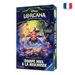 Coffret coopératif Lorcana Quête des Illumineurs Équipe Miel à la rescousse en français