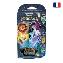 Deck de démarrage Disney Lorcana Chapitre 10 Lueurs dans les profondeurs (FR) : Simba et Mégara